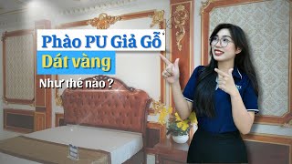 Xu hướng Mẫu Phào chỉ Pu VÂN GỖ DÁT VÀNG cho phong cách Tân cổ điển