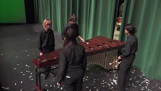 Watercolor Sun  by Ivan Trevino performed by TWHS perc ensemble freshman quartet. Dir Andy Salmon