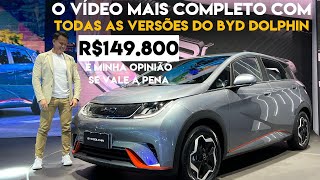 O vídeo mais completo com todas as versões do BYD Dolphin