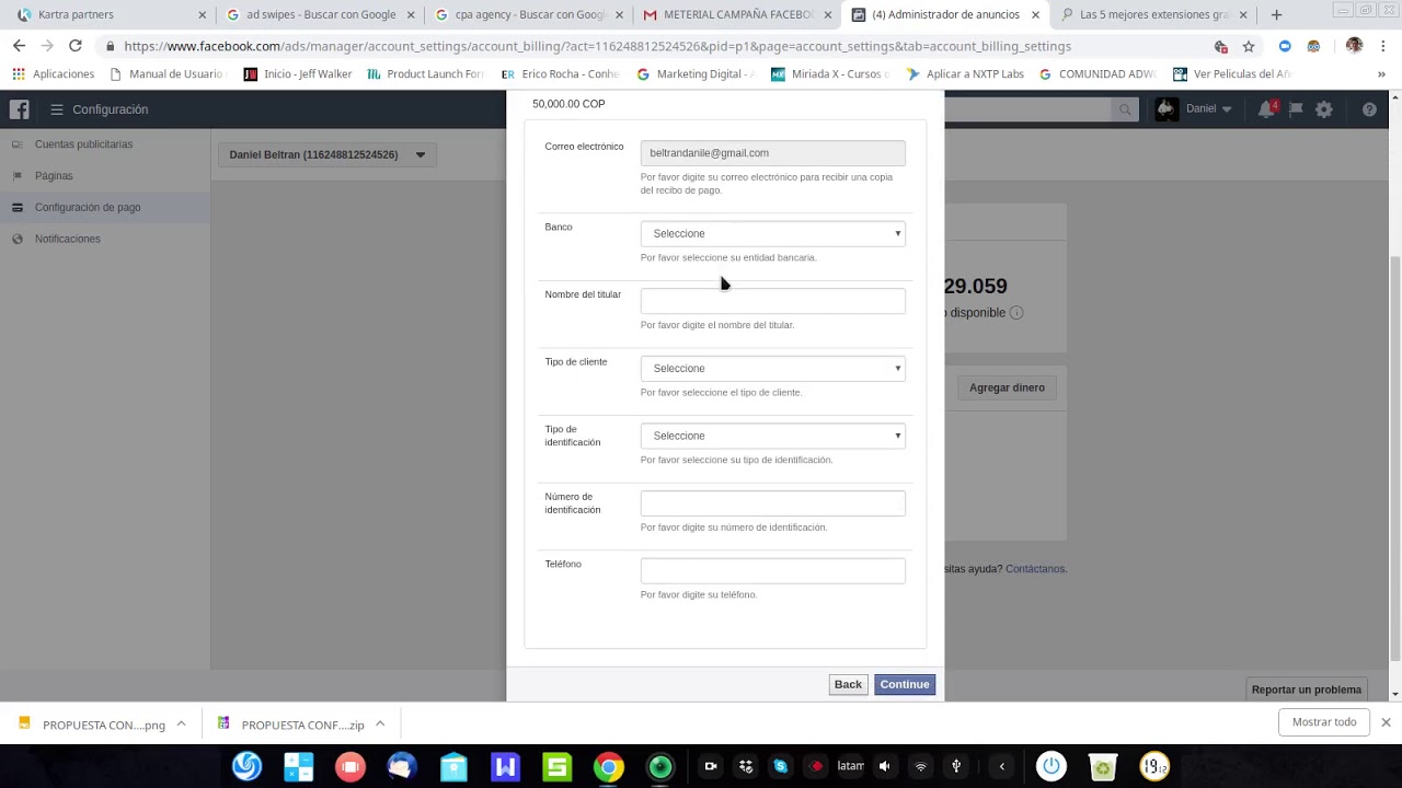 AGREGAR DINERO EN FACEBOOK ADMINISTRADOR DE ANUNCIOS 2019 - YouTube