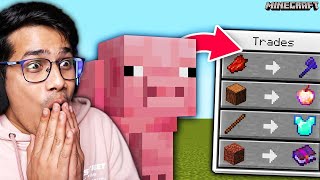 Minecraft, But Mobs Trade OP Items !!