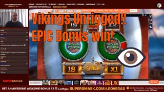 Vikings Unleashed! MEGA win in Bonus!