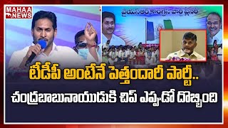 టీడీపీ అంటేనే పెత్తందారీ పార్టీ..చంద్రబాబునాయుడుకి చిప్ ఎప్పుడో దొబ్బింది | Jagan Comments On  TDP