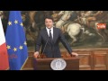 RENZI COMMENTA BREXIT: L'UNIONE EUROPA HA PERMESSO LA PACE