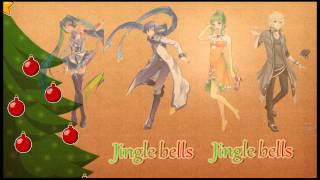 [Hatsune Miku V3, Gumi, Kaito V3, Yohioloid] English - Jingle Bells + VSQX