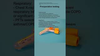 Preoperative testing