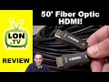 50+ Foot Fiber Optic HDMI with No Lag - iBirdie Fiber 4k Cable Review