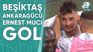 GOL Ernest Muci Beşiktaş 1-0 Ankaragücü Ziraat Türkiye Kupası Yarı Final Rövanş Maçı