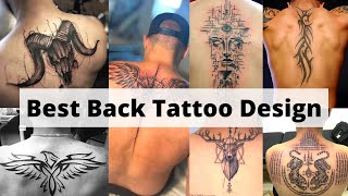 Back body tattoo design | Back tattoos for men | Simple back tattoos for guys - Lets Style Buddy