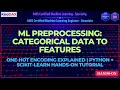Categorical Data to Features | One-Hot Encoding Explained | Python + scikit-learn Hands-On Tutorial