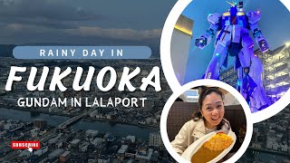 GUNDAM AT LALAPORT MALL | RAINY DAY IN FUKUOKA || MOTHER'S DAY CELEBRATION