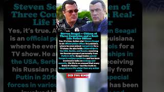 Seagal’s Secret Life Revealed!
