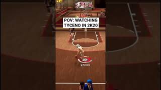 TYCENO WAS DIFFERENT IN NBA 2K20😳 #shorts #nba2k22 #nba2k #2kcommunity #2k22