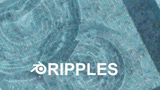 Easy Water Ripples In 10 Minutes - Blender