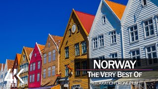 【4K】½ HOUR DRONE FILM: «The Beauty of Norway 2021» 🔥🔥🔥 Ultra HD 🎵 Chillout Music (Ambient TV)