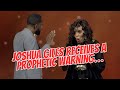 Joshua Giles Receives A Prophetic Warning At The Mantle Conference!