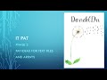 PAT Phase 2: Use text file and arrays linked to database