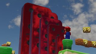 Domino Effect - The largest domino simulation Super Mario | Animation