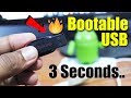 How to make FAST Bootable USB Pendrive without CMD or Software