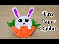 Cute Paper Rabbit | How to make rabbit with paper | Easy paper rabbit craft Ideas | Paper craft