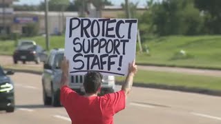 Teachers Protesting In Classroom Learning