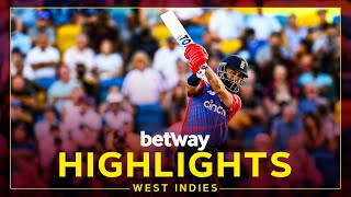 Highlights | West Indies v England | Moeen Keeps England Alive in the Series | 4th Betway T20I