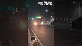 [경산] 대화교통  818번 뉴슈퍼에어로시티 개선형 진입영상 [대화 7416호]