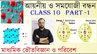 আয়নীয় ও সমযোজী বন্ধন II মাধ্যমিক ভৌত বিজ্ঞান ও পরিবেশ II Class 10 II Part 1