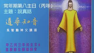 道尋知音：吳智勳神父主日講道【常年期第八主日（丙年）】 說真話。