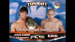 FCW Florida Heavyweight Title: Justin Gabriel (PJ Black) (c) vs Kaval