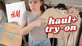 PRIMARK & H&M HAUL + TRY ON - Workwear + Spring Style