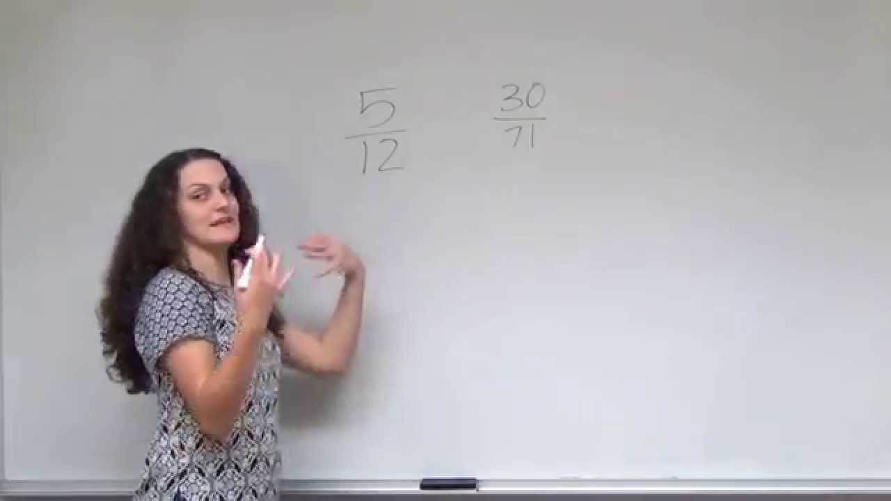 Comparing Fractions Using Common Numerators Youtube