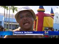 police residents take stand during national night out against crime events