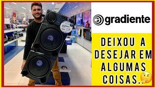 Torre de som GRADIENTE BLACK BASS GDB12 1800w pontos NEGATIVOS❌ e POSITIVOS ✅