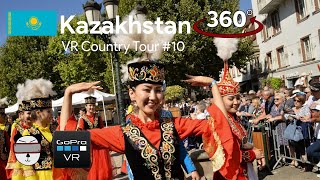 🗺 VR Country Tours | #10: Kazakhstan 🇰🇿【360 Video】