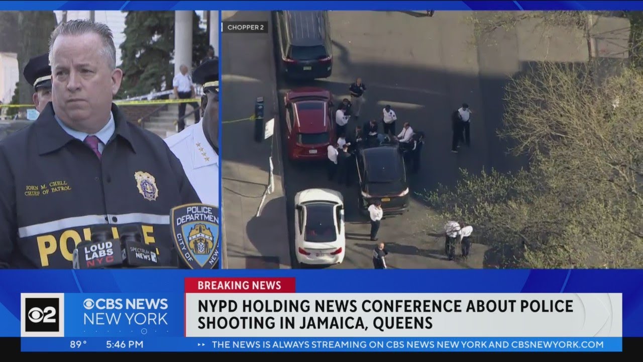 NYPD Holding News Conference About Police Shooting In Queens - YouTube