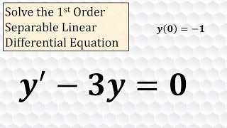 Separable Differential Equation and initial Value Problem