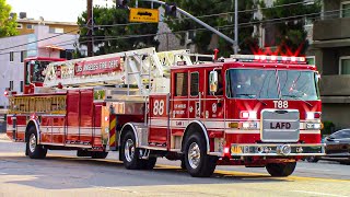 *NEW TRUCK* LAFD Light Force 88 \u0026 Rescue 88 Responding