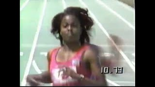 Evelyn  Ashford  100m  WORLD  RECORD  10.79 ( Colorado  Spring 1983 )