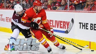 NHL Stanley Cup Playoffs 2019: Flames vs. Avalanche | Game 1 Highlights | NBC Sports