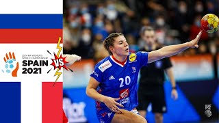 RHF Russia Vs France Handball Women's World Championship Spain 2021