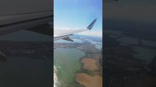 Landing at Burgas Airport, Boeing 737