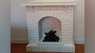 Chimenea de cartón DIY /  DIY cardboard fireplace