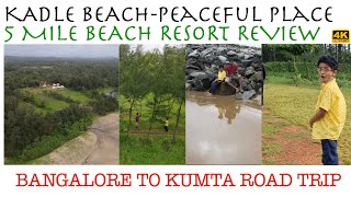 Kadle Beach | 5 Mile Beach Resort Review | Bangalore to Kumta Weekend Roadtrip | Tata Nexon Diesel