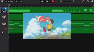 『崖の上のポニョ』をリリースカットピアノで作ってみた(GarageBand × KORG Module)