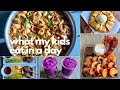 WHAT MY KIDS EAT IN A DAY | DAY 52