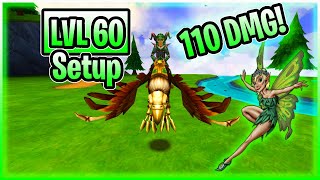 Wizard101-How to get 110 damage on a lvl 60 life!