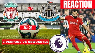 Liverpool vs Newcastle 4-2 Live Stream Premier league Football EPL Match Score reaction Highlights
