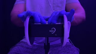 [ASMR] 3D Binaural beats No Talking Ear Massage, Brushing, Cupping, Gloves for Relaxation and Sleep