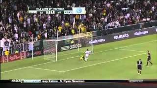 LA Galaxy vs New York Red Bulls - Tim Ream amazing save vs Landon Donovan